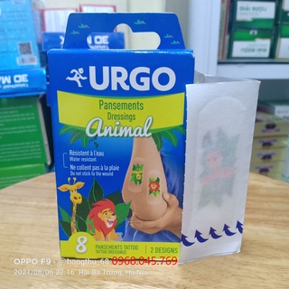 URGO TATTO DRESSING - Băng cá nhân dành cho trẻ em hộp 8 cái