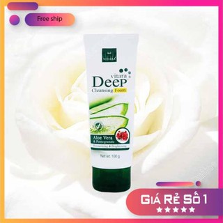 [Chuyên sỉ] sữa dưỡng mặt dạng bọt Vitara DEEP Cleansing Foam