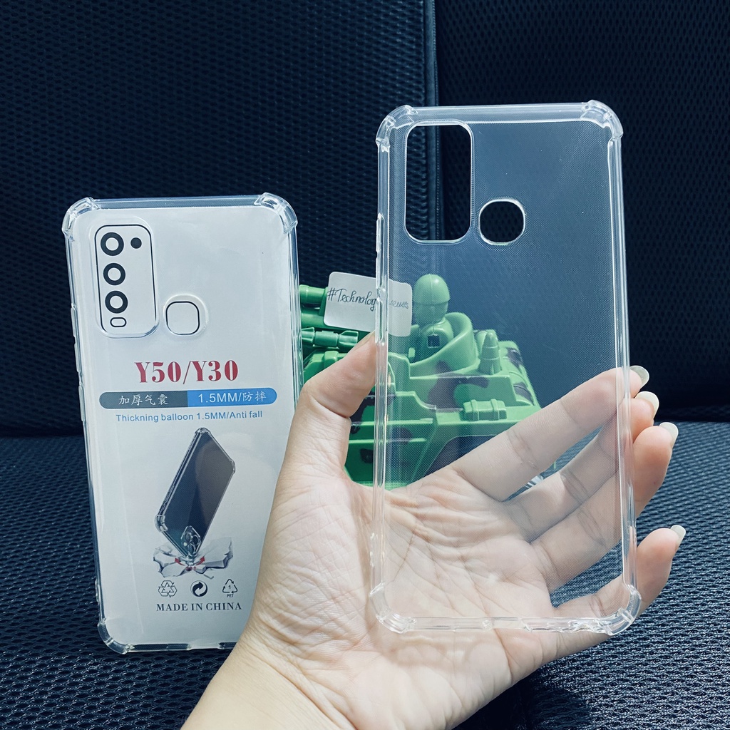 Ốp lưng Chống sốc Vivo Y30/ Y50 loại dày cao cấp dẻo bo 4 góc chống va đập