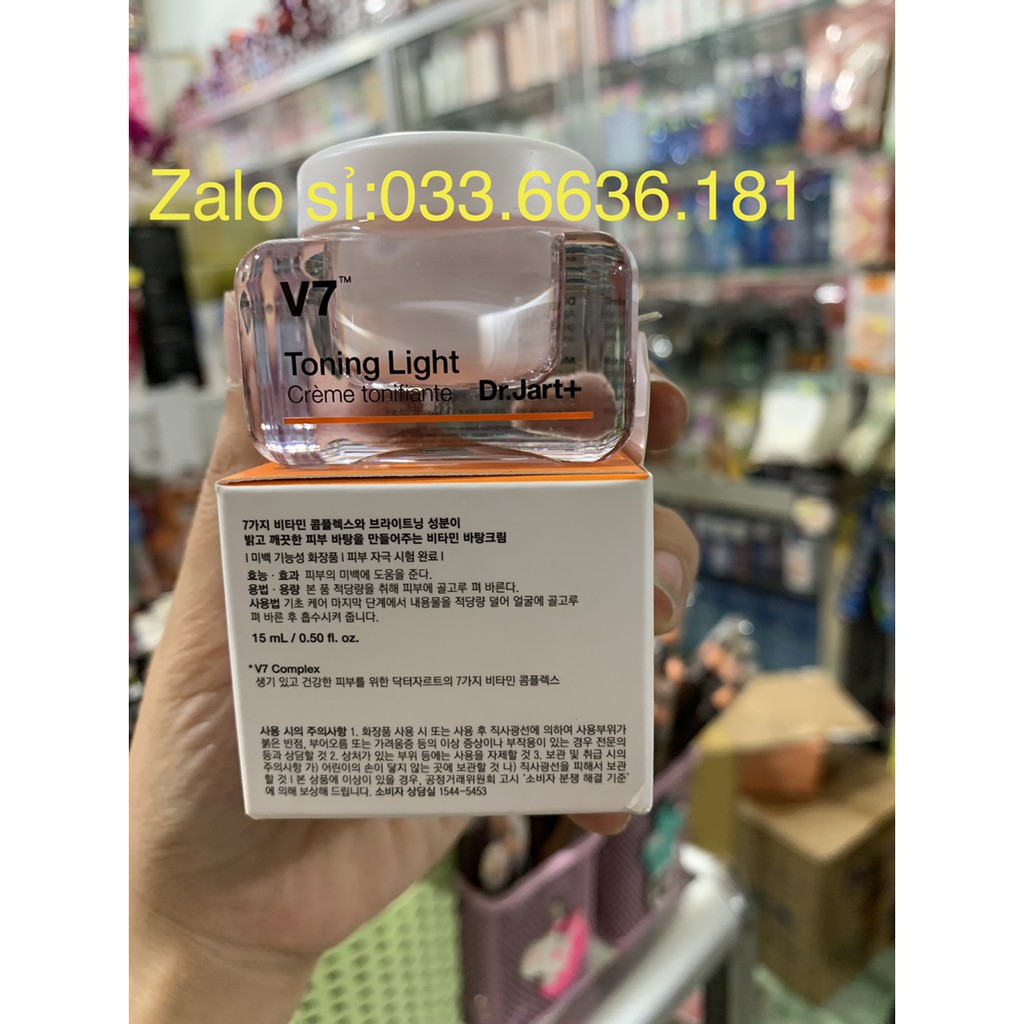 kem v7 dưỡng trắng da,ngăn ngừa nám,dưỡng ẩm hủ mini 15ml