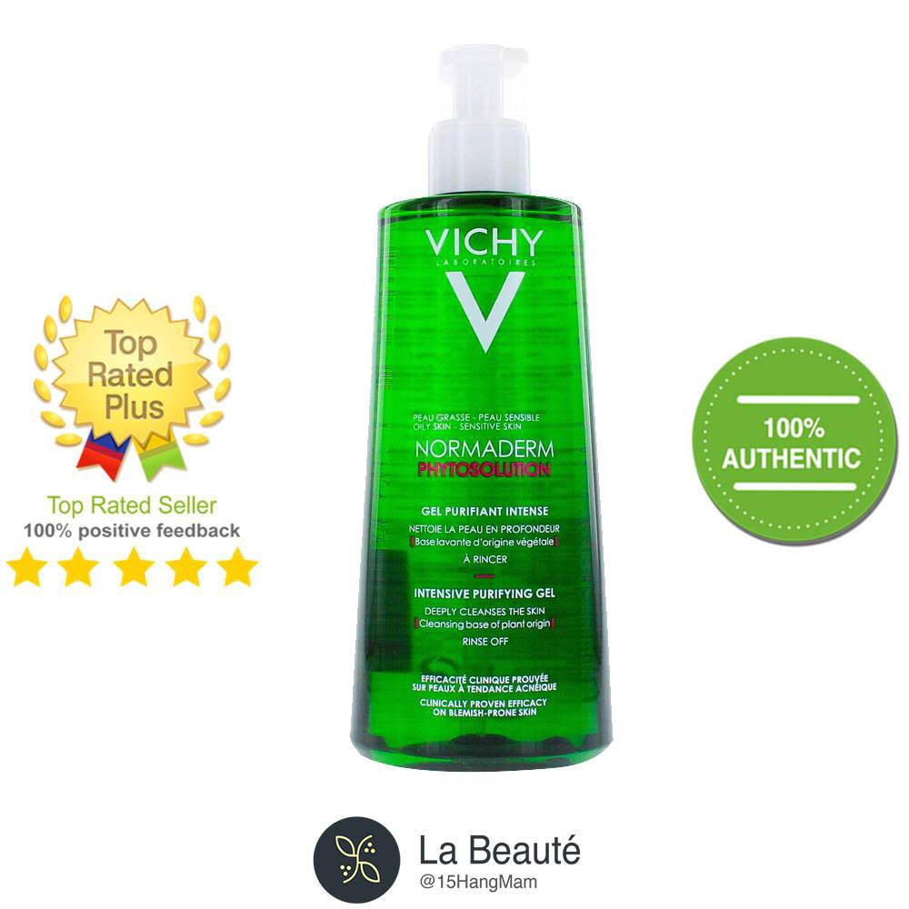 Vichy Normaderm Gel Nettoyant Purifiant - Gel Rửa Mặt Cho Da Hỗn Hợp Nhạy Cảm 400ml