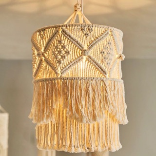 Chao đèn Macrame