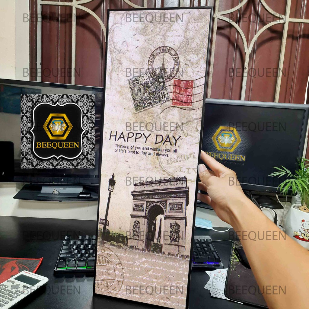 Tranh Trang Trí Quán Cà Phê Coffee Trà Chanh Trà Sữa Khổ Dài 20x60cm - Bán lẻ từng tranh