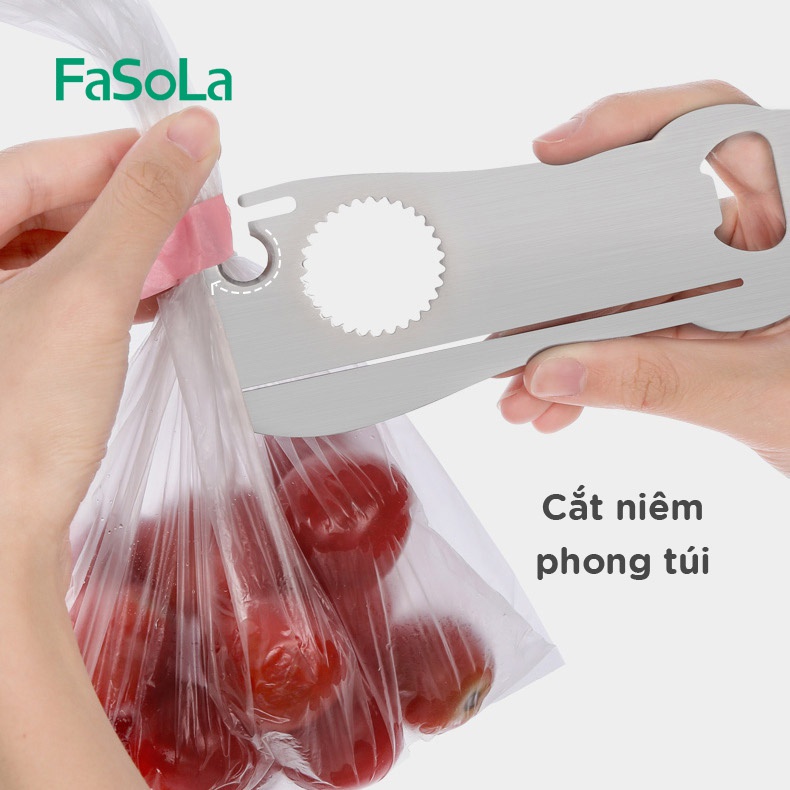 Đồ khui nắp chai, đồ hộp, lon bia, nước ngọt, túi thực phẩm FASOLA FSLSH-135