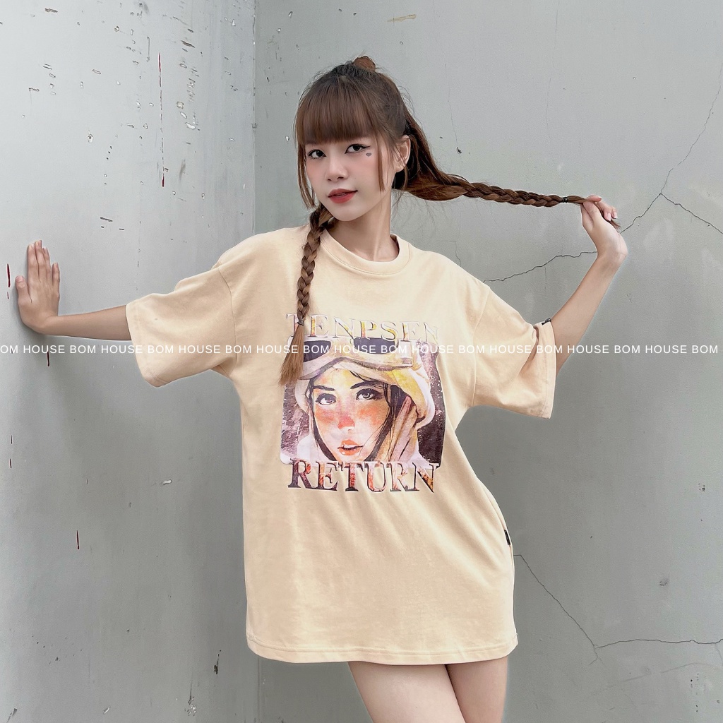 Áo Thun Tay Lỡ RETURN Nam Nữ Bom House Ulzzang Unisex