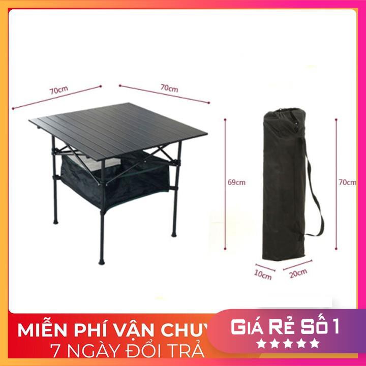 Bàn dã ngoại 𝐅𝐑𝐄𝐄𝐒𝐇𝐈𝐏 bằng hợp kim nhôm hàng không trọng lượng nhẹ, độ bền cao, nhỏ gọn, chắc chắn