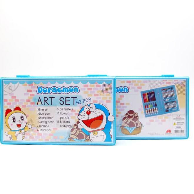 Set 42 Bút Chì Màu Vẽ Hình Doraemon Xvf-583