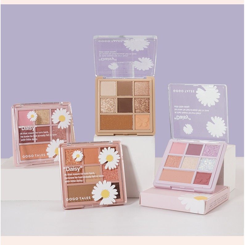 Phấn Mắt Nhũ Lì 8 Ô Màu GOGOTALES GT181 Daisy Cúc Họa Mi [ GOGO TALES ] | BigBuy360 - bigbuy360.vn