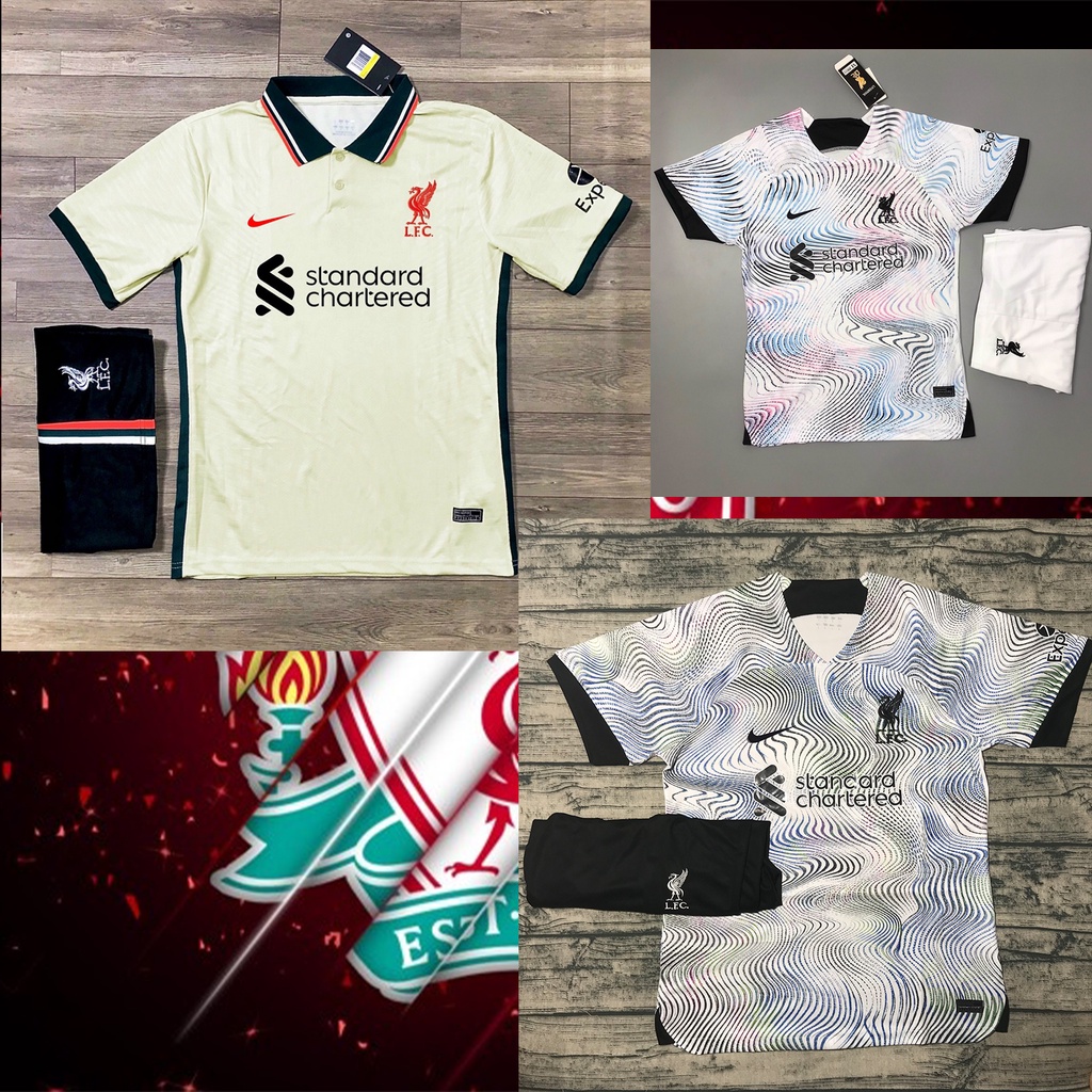 Áo bóng đá CLB Liverpool - chất Polyeste Thái Cao Cấp - Bộ Quần Bóng Đá Mùa Giải Mới