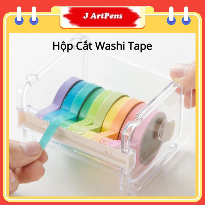 Hộp Cắt Băng Keo Washi Tape Tiện Lợi