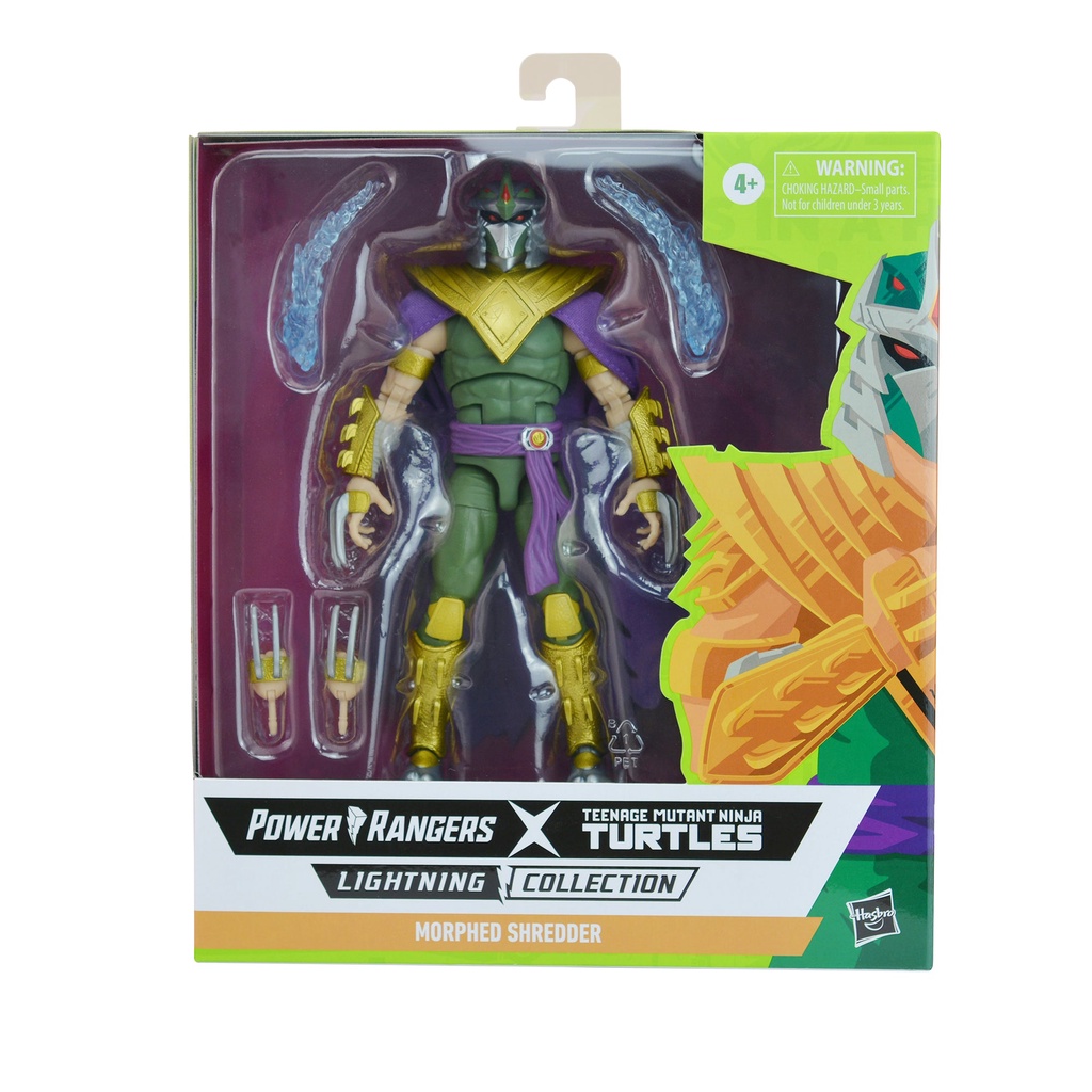 Mô hình nhân vật Hasbro⚡Power Rangers Lightning Collection⚡6- inches MMPR vs Ninja Turtles: Morphed Shredder