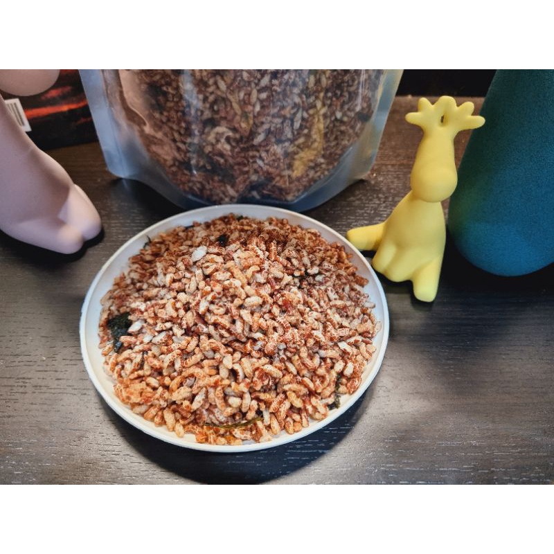 Túi 500g gạo lứt sấy rong biển ăn kiêng