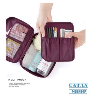 Túi Đựng Mỹ Phẩm Du Lịch Hàn Quốc ,chống thấm xếp gọn,đồ trang điểm,make up,dầu gội trong vali Bag in Bag