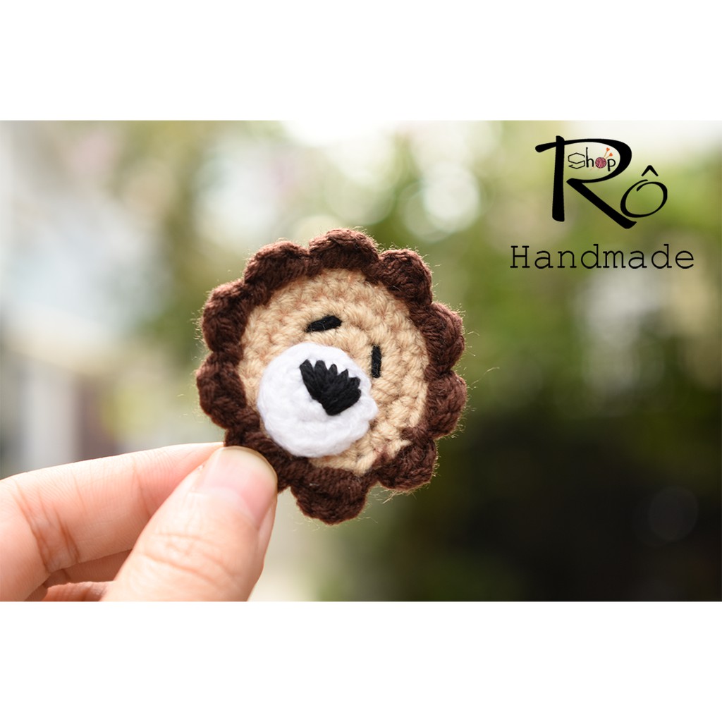 Cài áo sư tử cute, ghim cài balo dễ thương [Hàng sẵn+Ảnh thật]