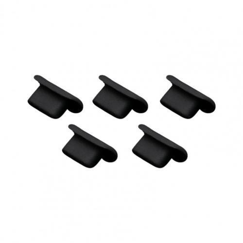 Set 5 Nắp Silicon Đậy Cổng Sạc IPhone Chống Bụi Tiện Lợi