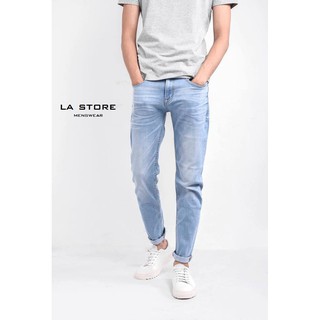 Quần Jeans light blue basic - màu xanh sáng