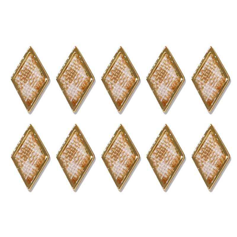 Set 10 Phụ Kiện Trang Trí Móng Tay Nghệ Thuật Bằng Hợp Kim 3D