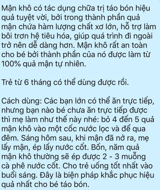 MẬN KHÔ TỰ NHIÊN HẢO HẠNG D’AGEN 500g