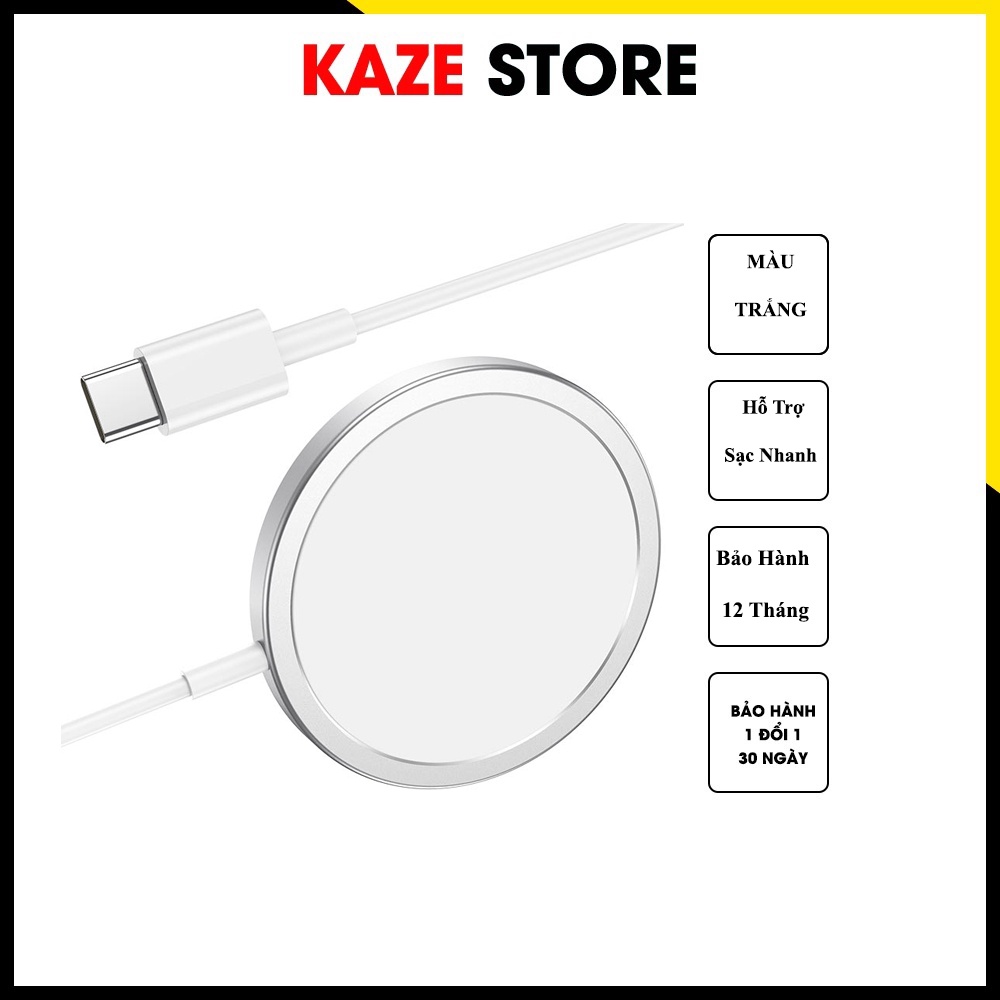 Sạc ko dây 15W sạc ko dây táo Cao Cấp cho IP11/11 Pro Max/X/XS Max/8/8 Plus/12/12 pro/12 pro max