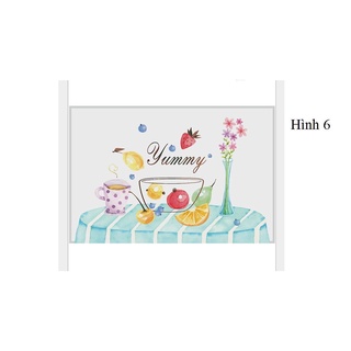Giấy Dán Bếp Cách Nhiệt 3D Mẫu Mới, Decal Dán Bếp