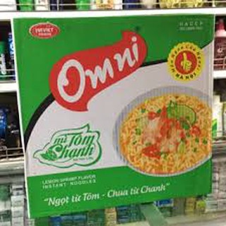 combo 5 gói Mì Tôm Chanh Omni 75g