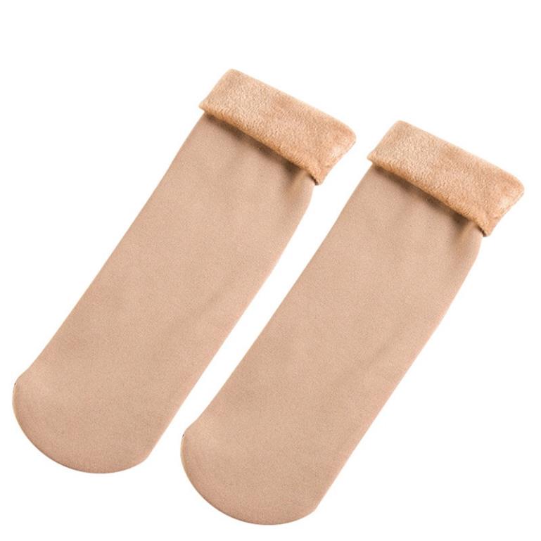 Vớ nữ cổ cao KOLANO tất cao cổ nữ dày lót lông giữ nhiệt siêu ấm FAS-001356