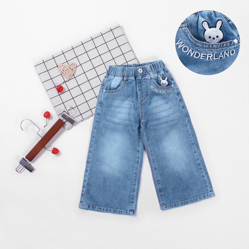2206.QUẦN JEAN DÀI ỐNG RỘNG WONDERLAND
