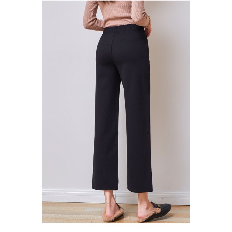 quần tây big size màu đen thun trơn lưng liền size 65-75kg