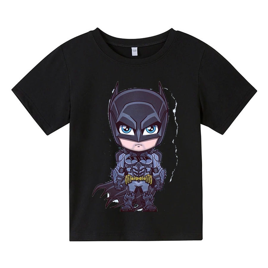 Áo thun cho bé chibi batman , 4 màu, có size người lớn, Anam Store