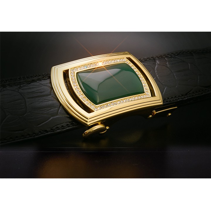 [HÀNG CHẤT] Thắt lưng nam gắn đá mã não sang trọng quý phái NT0010H | BigBuy360 - bigbuy360.vn