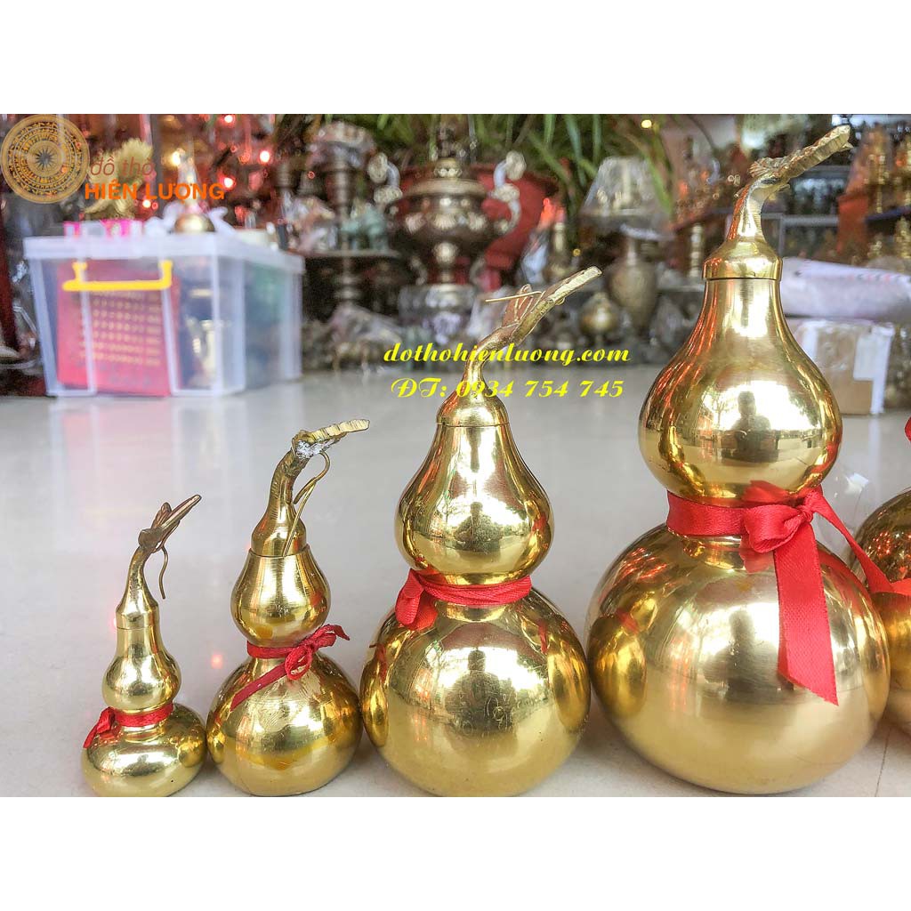 Hồ Lô Trơn Bằng Đồng Phong Thủy
