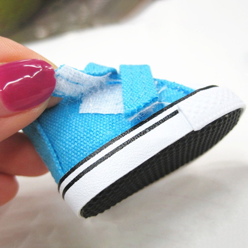 Đôi giày thể thao mini 5cm màu cầu vồng thời trang cho búp bê tỉ lệ 1 / 6