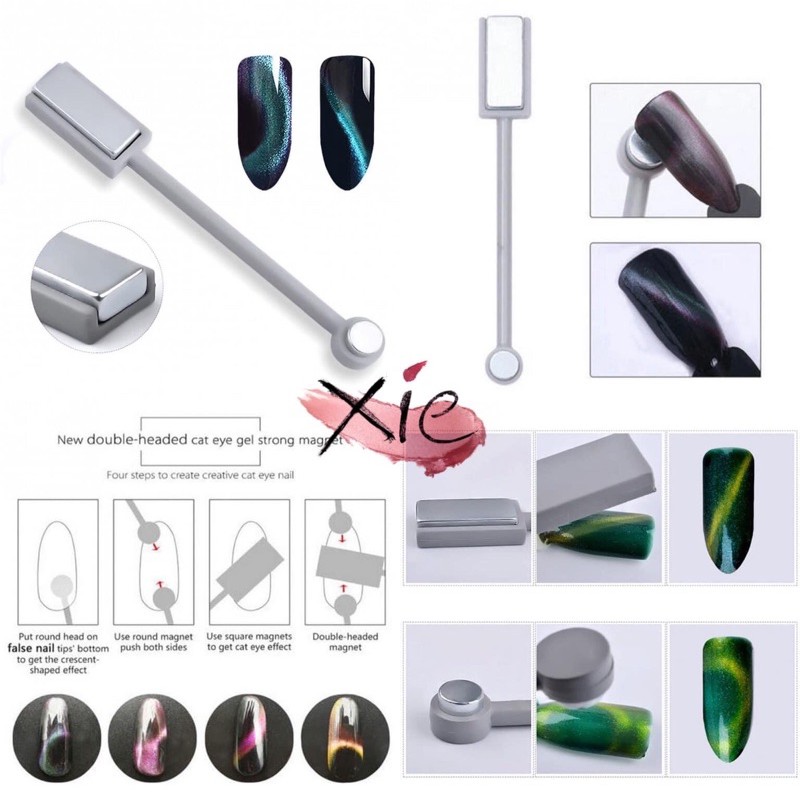 NAM CHÂM HƠ SƠN MẮT MÈO - XIE dụng cụ nail &amp; mi 🥰