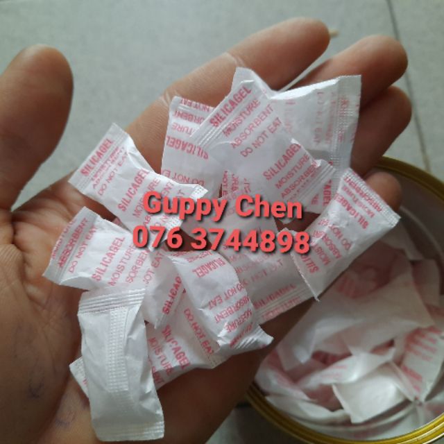 Hút ẩm gói 1g để bảo quản thực phẩm