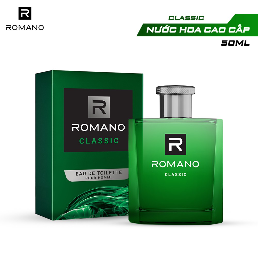 [MUA 2 GIẢM 8%] Nước Hoa Cao Cấp Dành Cho Nam Romano Classic hương thơm cổ điển đầy nam tính 50ml/chai