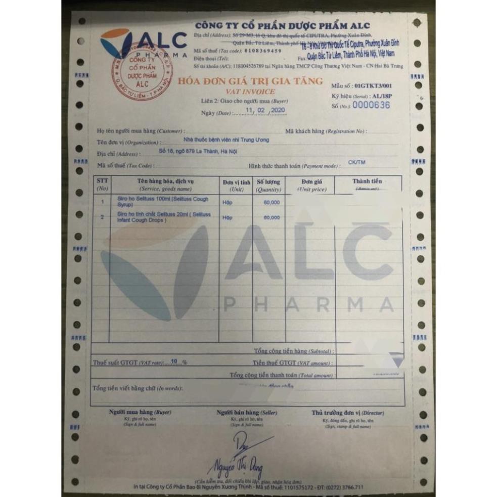 Siro ho Selituss 100ml