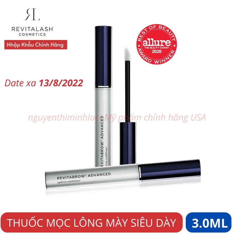 [Mẫu mới - 3ml] RevitaBrow Advanced - Serum Mọc Lông Mày (3.0ml)