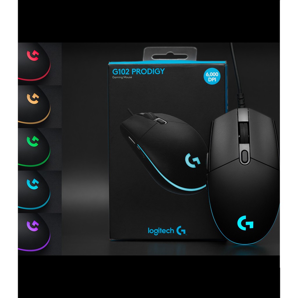 Chuột Gaming Logitech G102 | Logitech G102 Gen 2 Prodigy RGB LED 8.000 Dpi - Chính hãng Digiworld