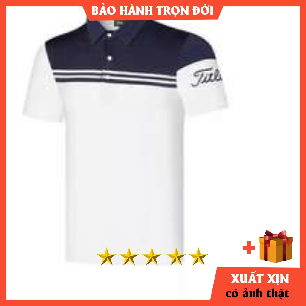 Áo Thun Thể Thao Có Cổ Titleist BẢO HÀNH TRỌN ĐỜI