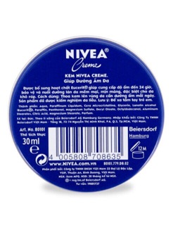Kem Dưỡng Ẩm Nivea Đức (30ml)