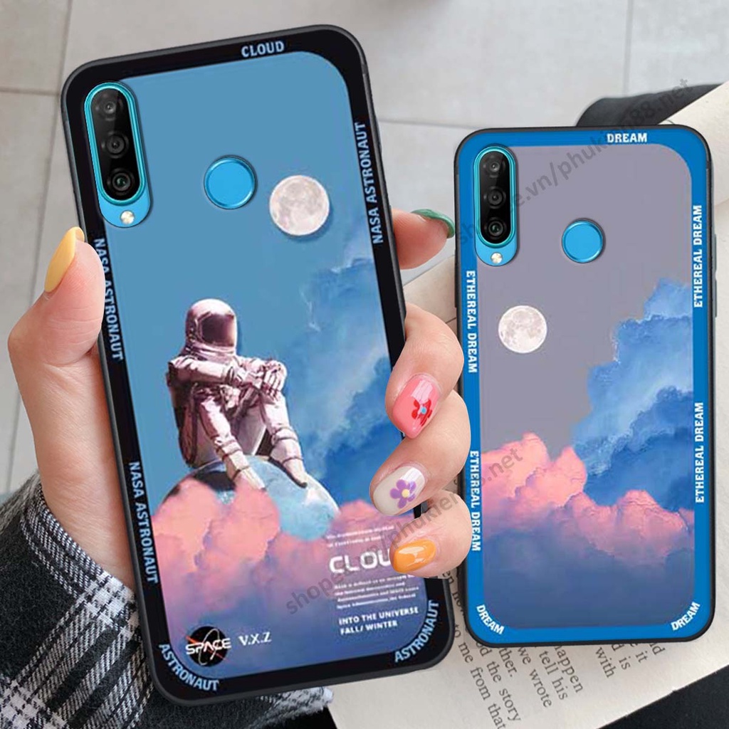 Ốp Huawei Nova 4e / P30 Lite hình vũ trụ, mountain, cloud phong cách cá tính