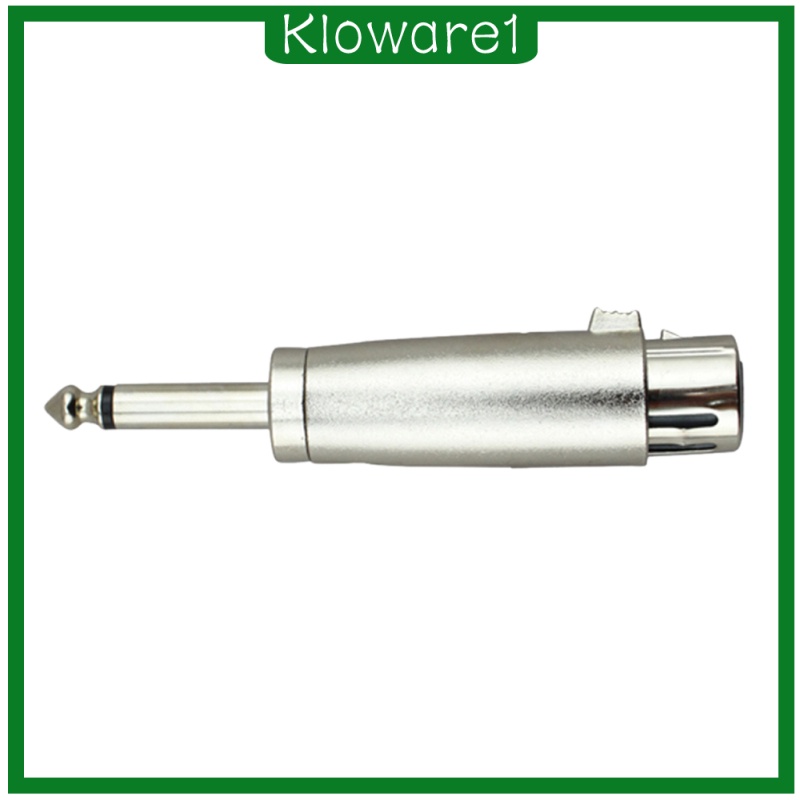 [KLOWARE1]XLR Female to 1/4 6.35mm Mono Male Plug Audio Cable Microphone Mic Adapterx1