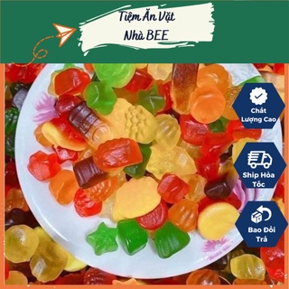 Kẹo dẻo chíp chíp hương vị trái cây hũ 500g kẹo chipchip mix vị trái cây thơm ngon
