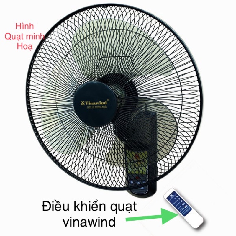 [Freeship toàn quốc từ 50k] Điều khiển quạt VINAWIND điện cơ thống nhất Tặng pin