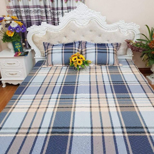 Ga gối cotton hàn quốc .(shop ga gối trần gấm)