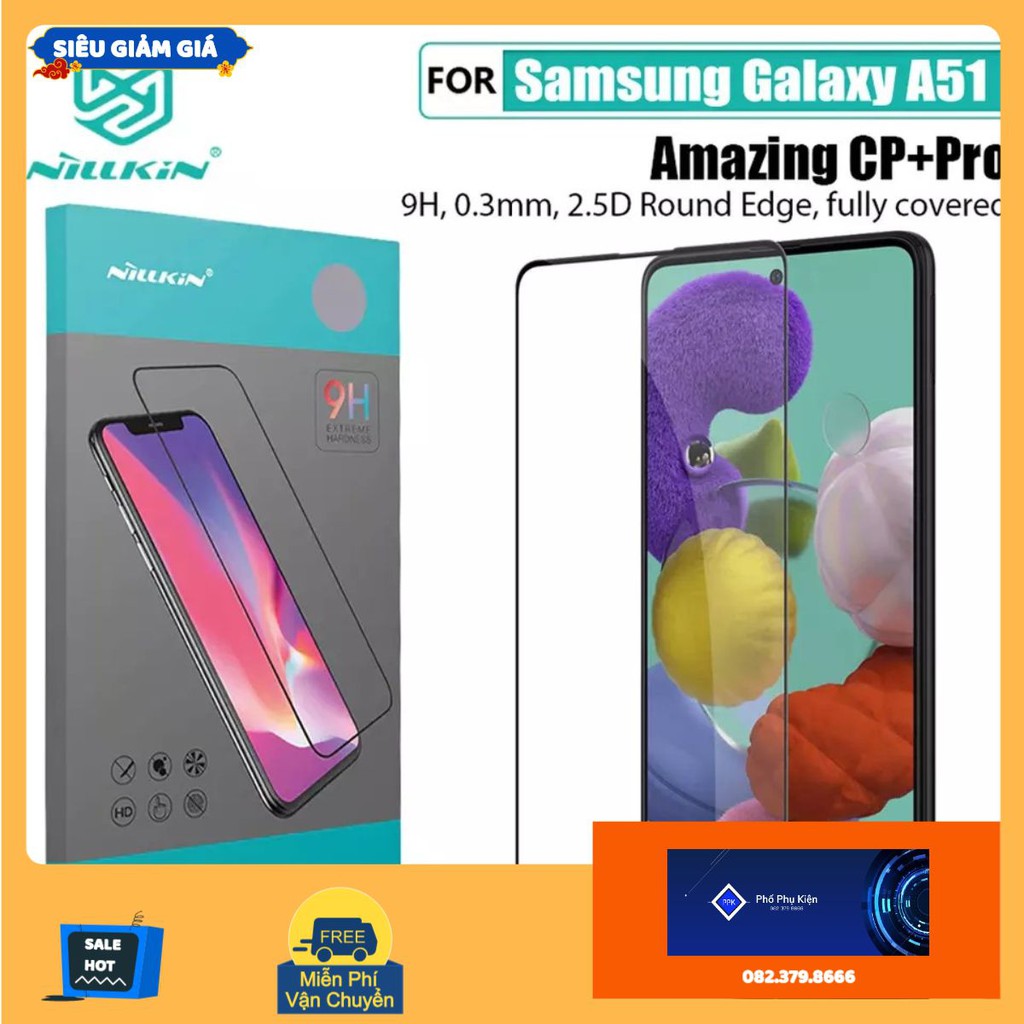 Samsung Galaxy A54 A34 A24 A73 A53 A33 A23 A52 A12 A13 A14 A51 A71 M51 A72 Cường lực chính hãng Nillkin Amazing CP+ Pro