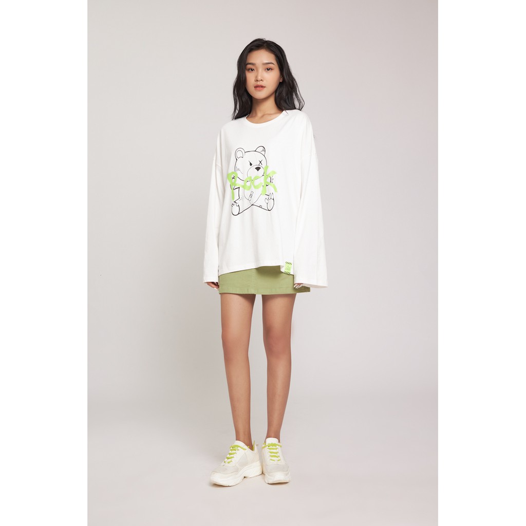 Áo Thun Dài Tay Nam Nữ Unisex BOO Oversize Dáng Rộng 100% Cotton In Graphic Nổi Bật