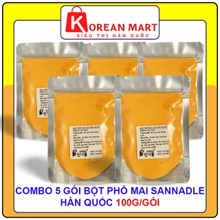Combo 5 gói bột phô mai lắc Hàn quốc gói 100g