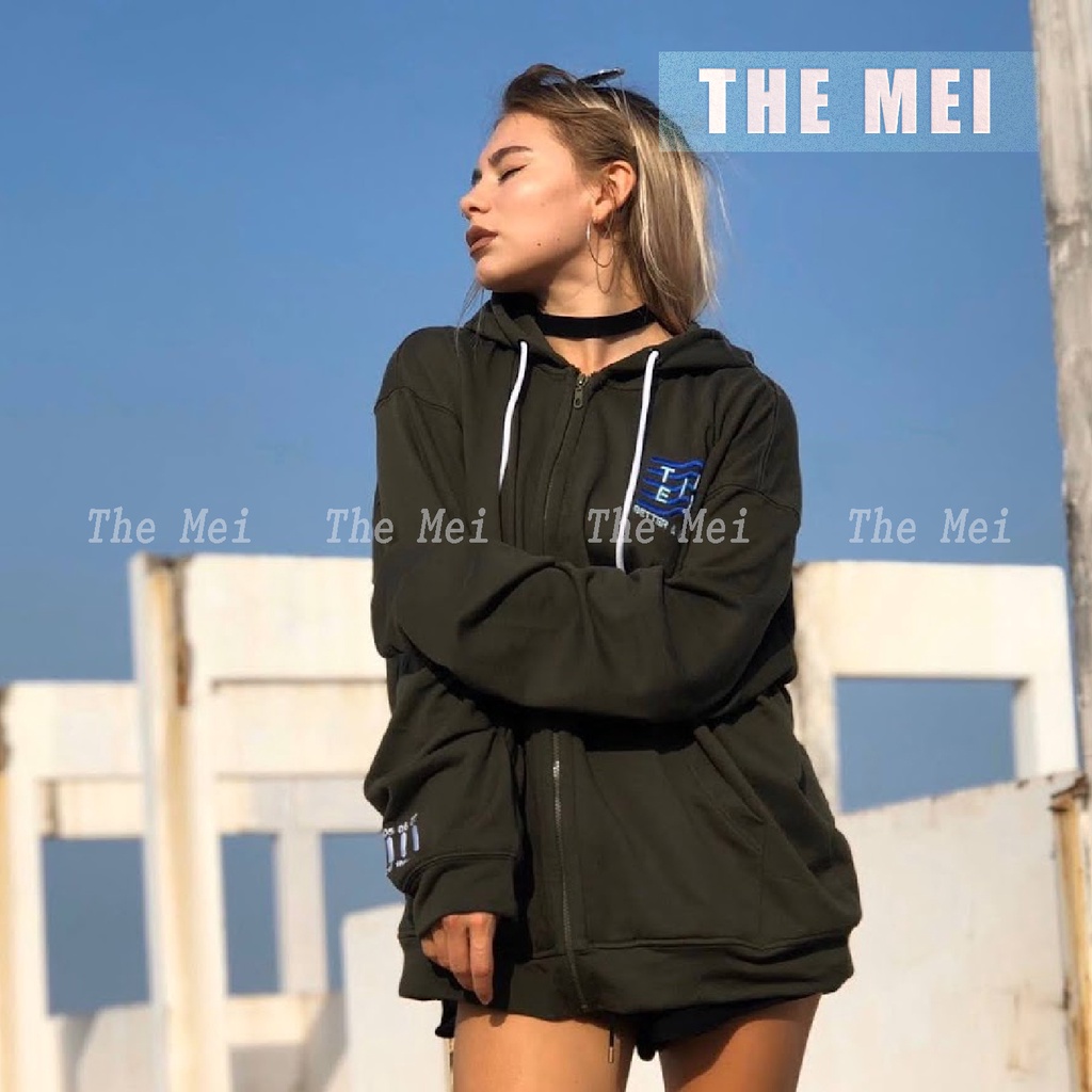 HÀNG SẴN - Áo KHOÁC - HOODIE zip - hình thật, video thật - unisex nam nữ - The Mei