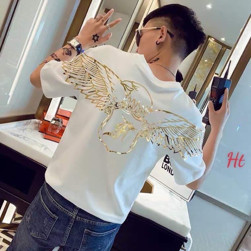 Áo gương cánh đại bàng in lưng H2G755